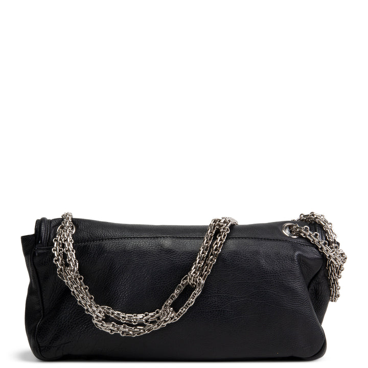 CHANEL Mademoiselle Lock Bijoux Chain Flap Bag - Black