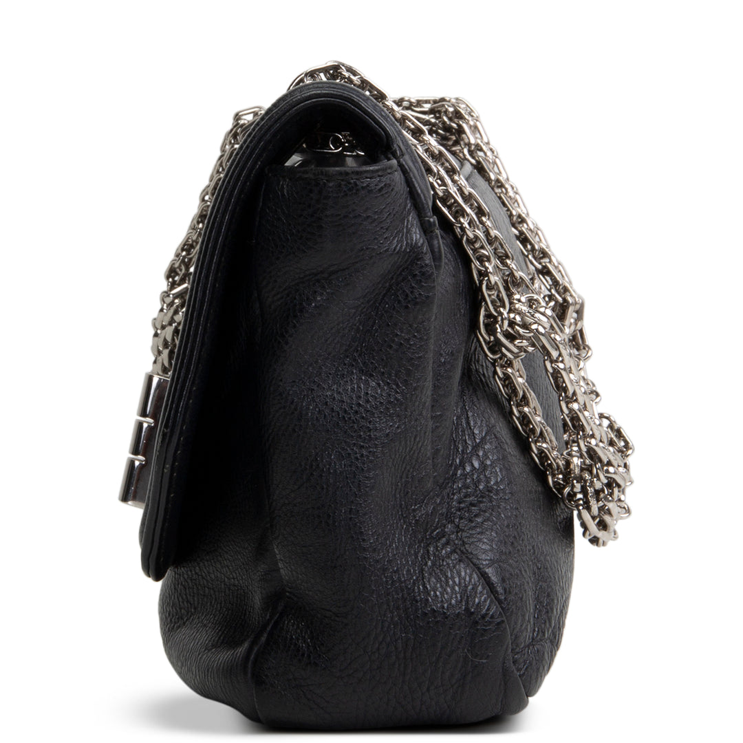 CHANEL Mademoiselle Lock Bijoux Chain Flap Bag - Black