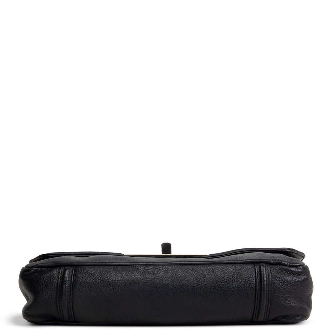 CHANEL Mademoiselle Lock Bijoux Chain Flap Bag - Black