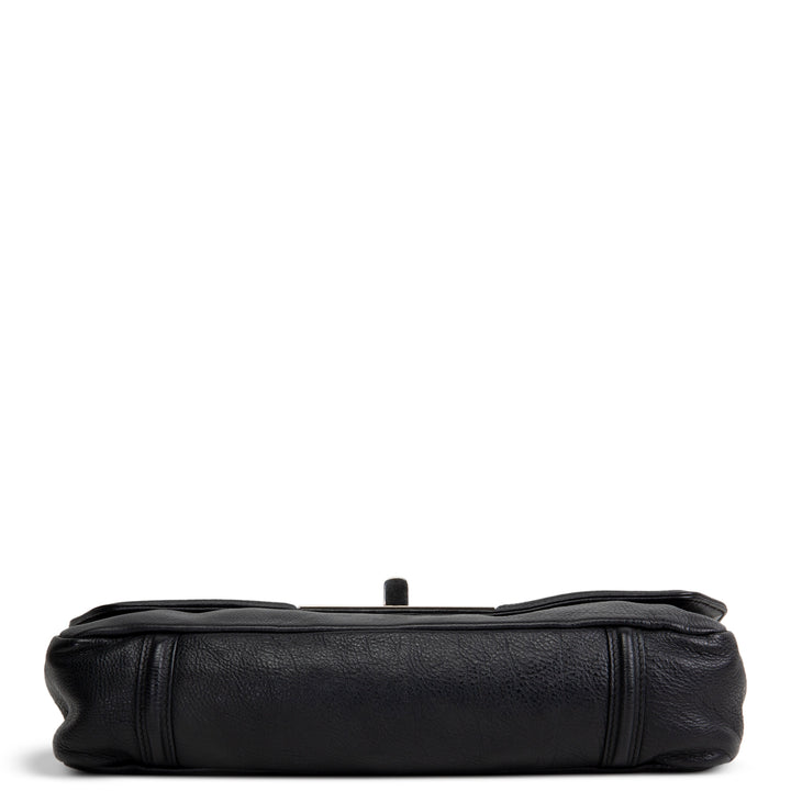 CHANEL Mademoiselle Lock Bijoux Chain Flap Bag - Black