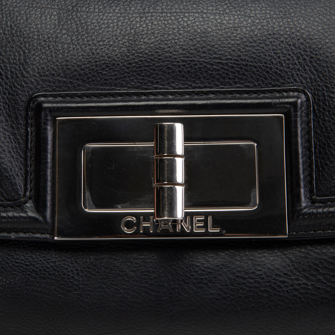 CHANEL Mademoiselle Lock Bijoux Chain Flap Bag - Black
