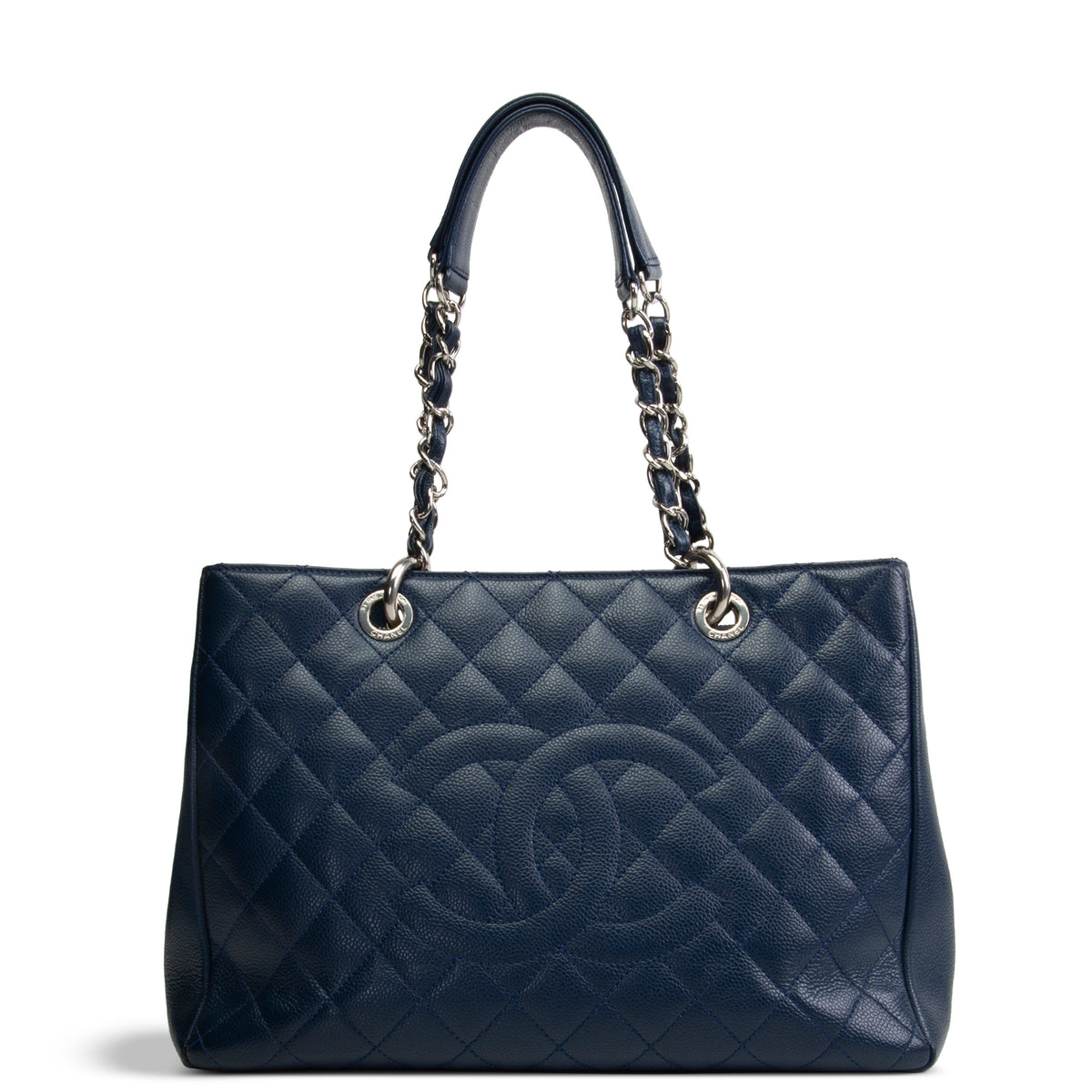 CHANEL Grand Shopping Tote - Blue OUTLET FINAL SALE