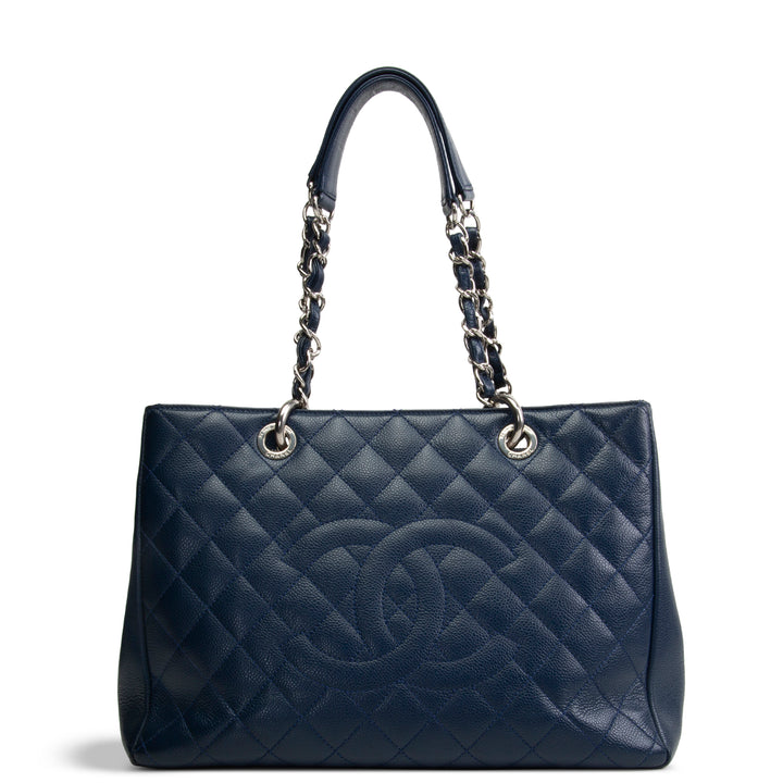 CHANEL Grand Shopping Tote - Blue OUTLET FINAL SALE