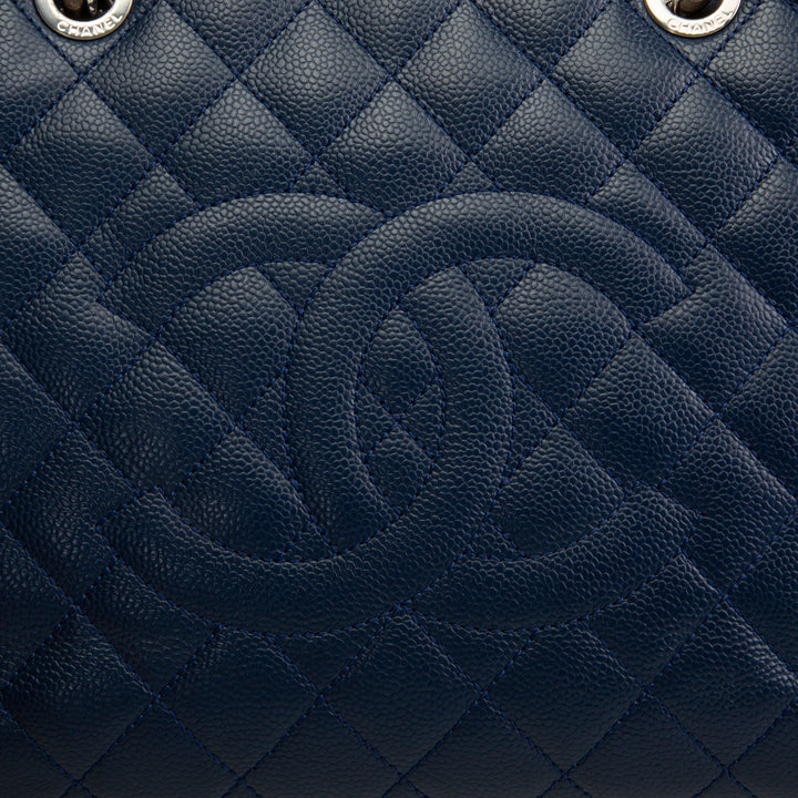 CHANEL Grand Shopping Tote - Blue OUTLET FINAL SALE