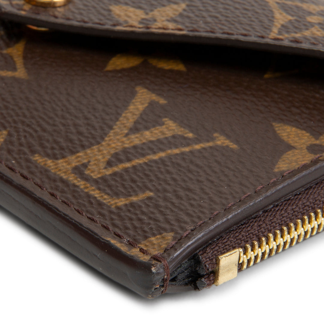 LOUIS VUITTON Monogram Recto Verso Card Holder