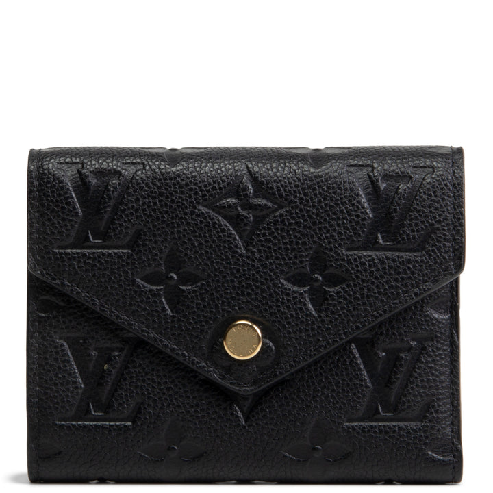 LOUIS VUITTON Empreinte Victorine Wallet - Black