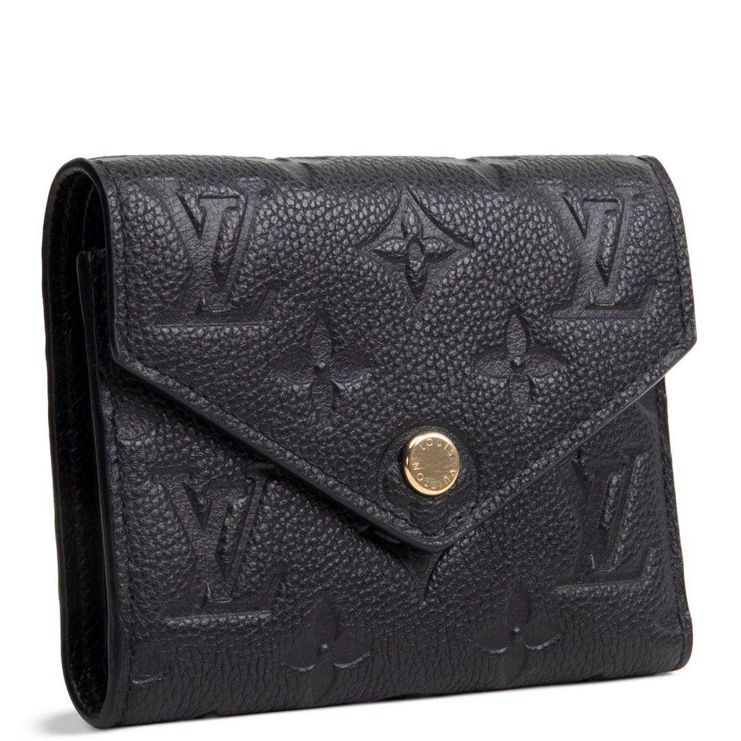 LOUIS VUITTON Empreinte Victorine Wallet - Black