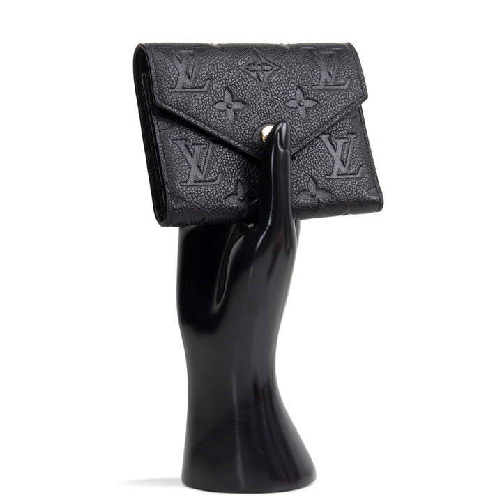 LOUIS VUITTON Empreinte Victorine Wallet - Black
