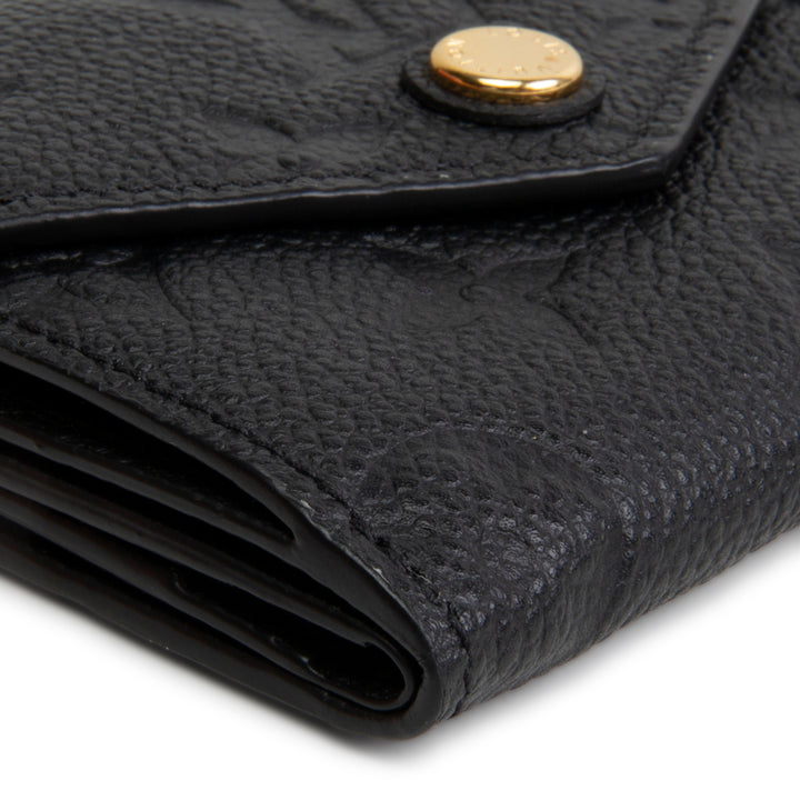 LOUIS VUITTON Empreinte Zoe Wallet - Black