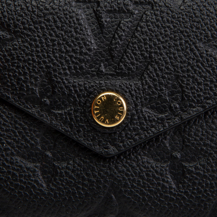 LOUIS VUITTON Empreinte Zoe Wallet - Black