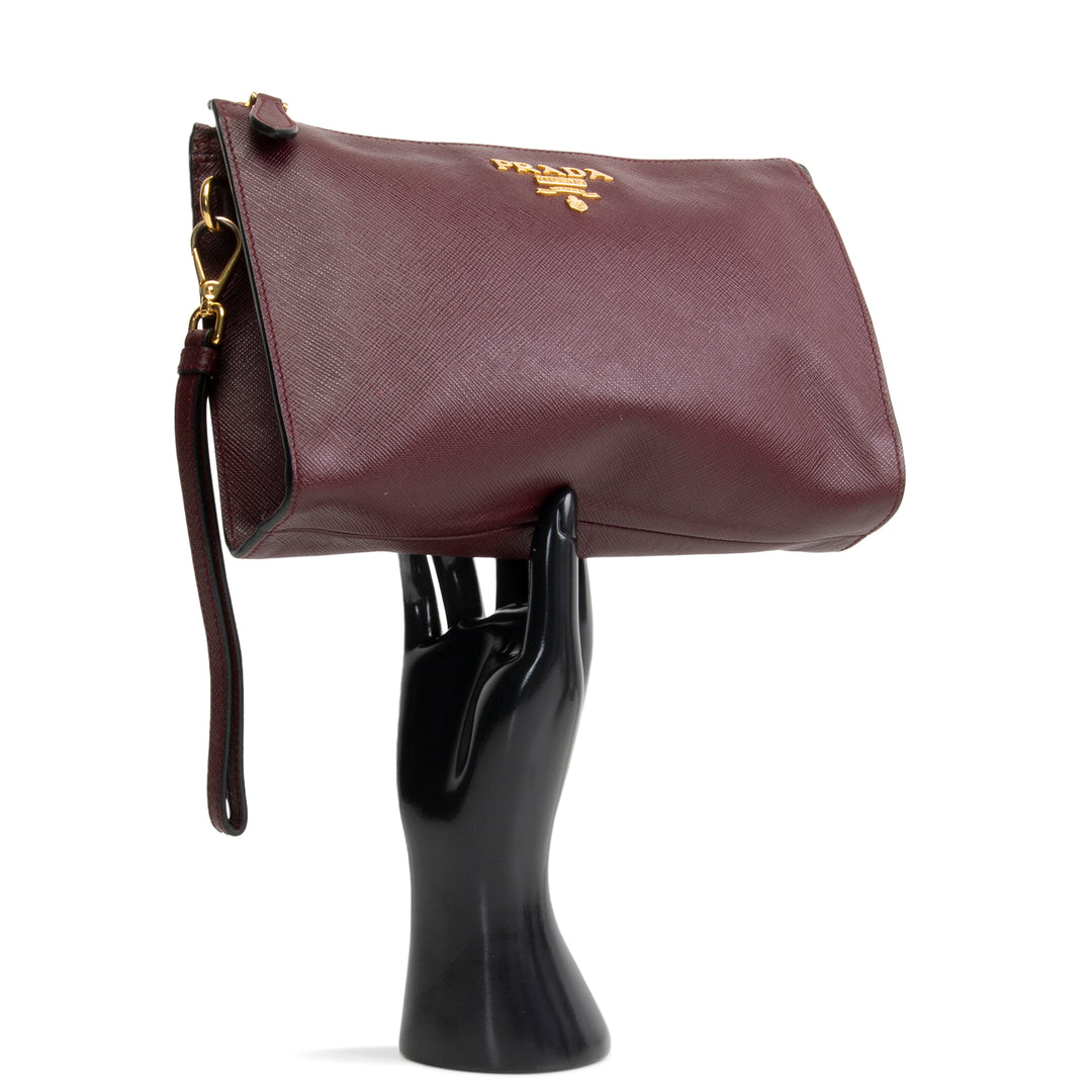 PRADA Saffiano Wristlet OUTLET FINAL SALE