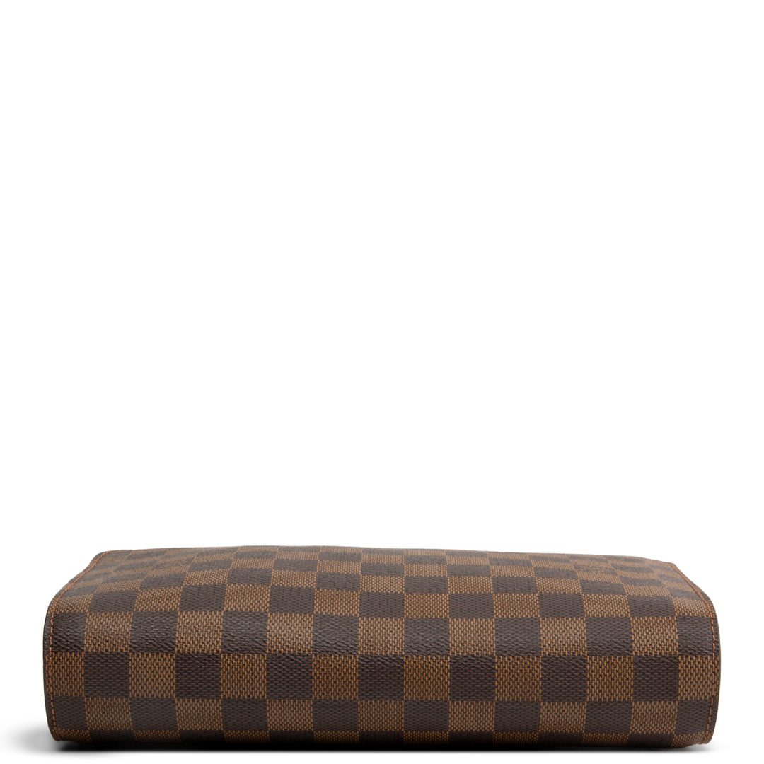 LOUIS VUITTON Damier Ebene Pochette Saint Louis Clutch