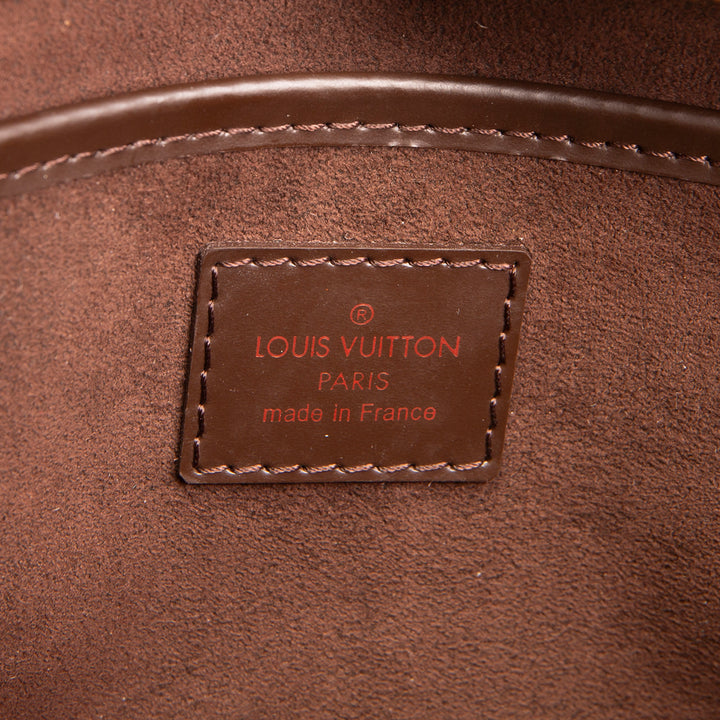 LOUIS VUITTON Damier Ebene Pochette Saint Louis Clutch