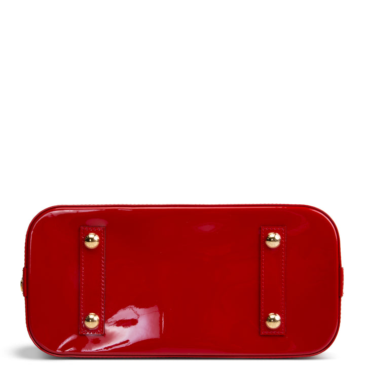 LOUIS VUITTON Alma MM Vernis - Red