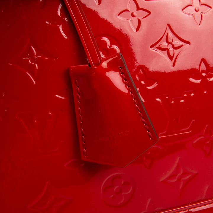 LOUIS VUITTON Alma MM Vernis - Red