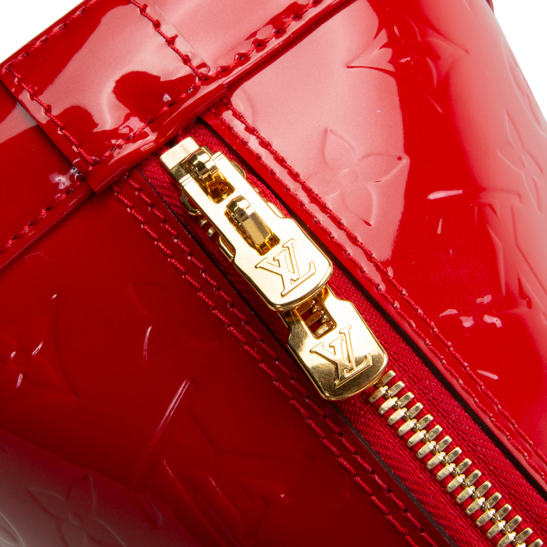 LOUIS VUITTON Alma MM Vernis - Red