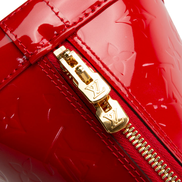 LOUIS VUITTON Alma MM Vernis - Red