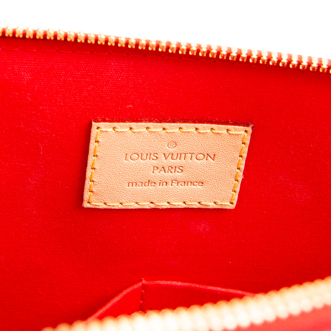 LOUIS VUITTON Alma MM Vernis - Red