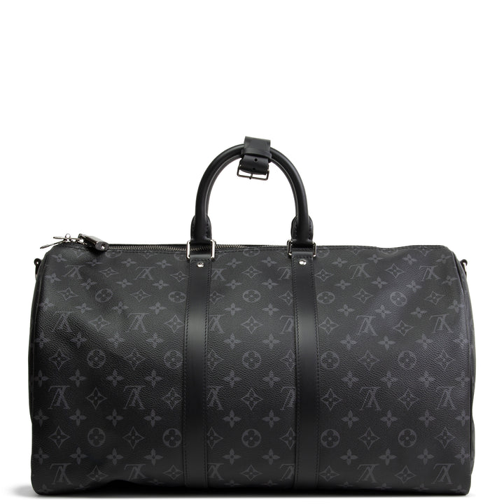 LOUIS VUITTON Keepall 45 Bandouliere Eclipse Monogram