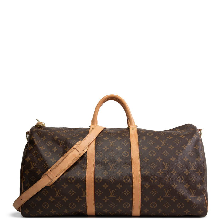 LOUIS VUITTON Monogram Keepall Bandouliere 55