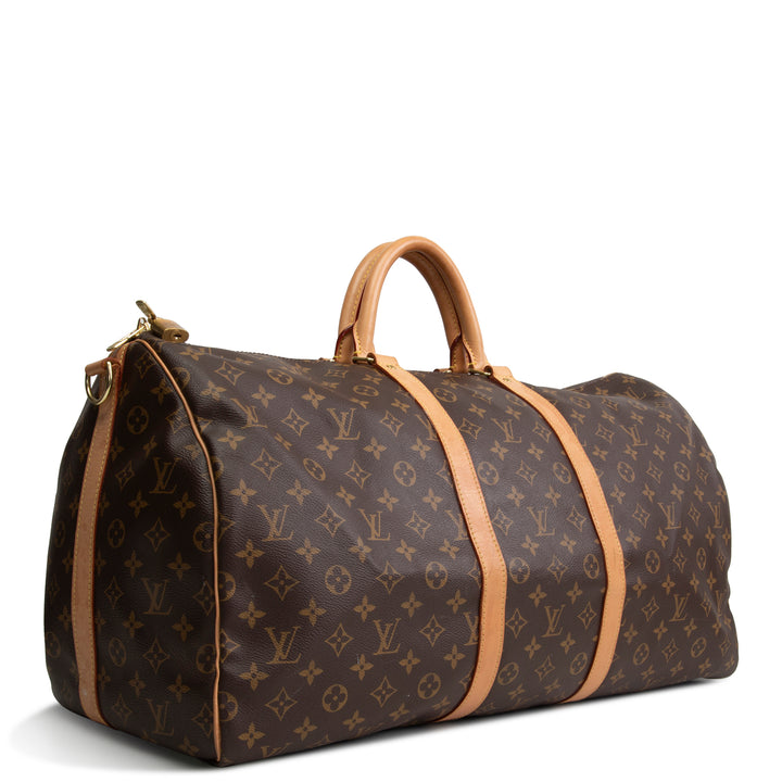 LOUIS VUITTON Monogram Keepall Bandouliere 55