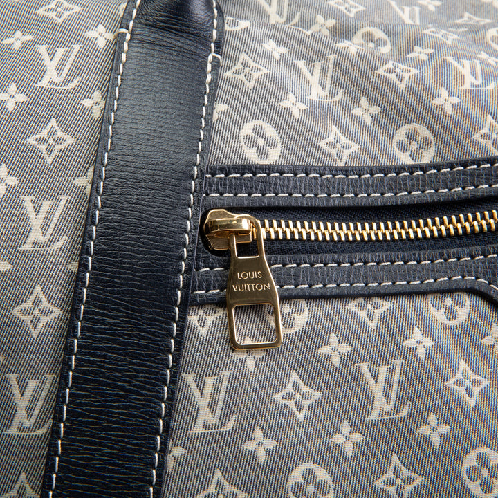 LOUIS VUITTON Idylle Odyssee Mini Lin Canvas Tote - Grey