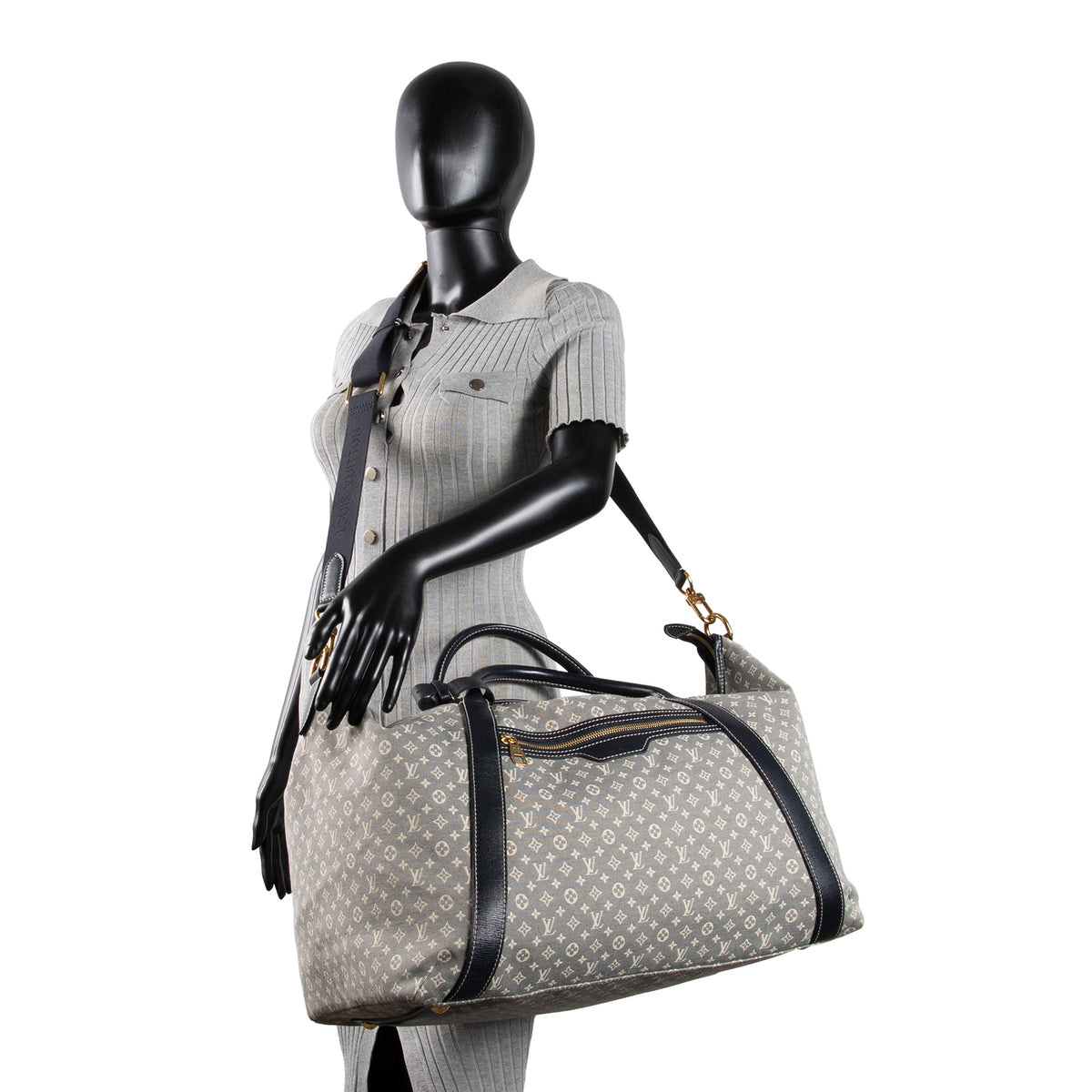 LOUIS VUITTON Idylle Odyssee Mini Lin Canvas Tote - Grey