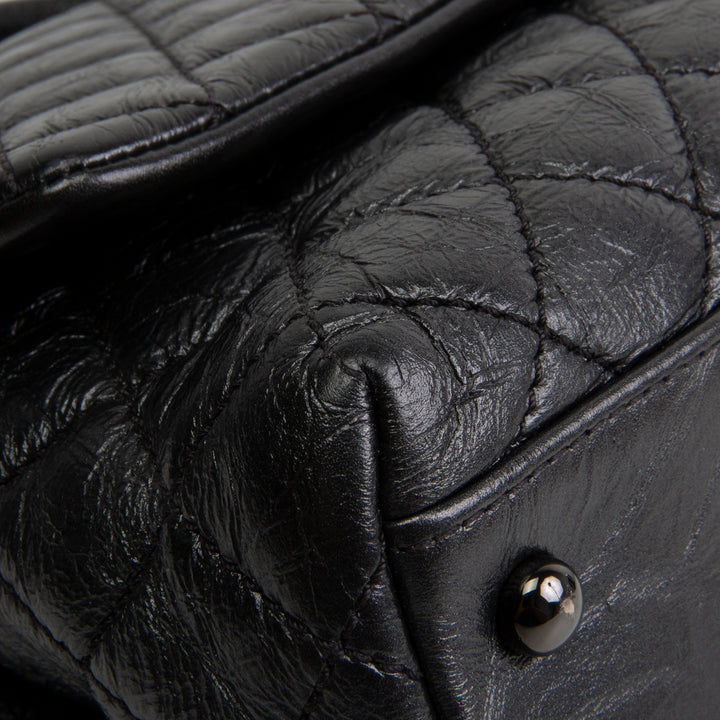 CHANEL Aged Calfskin Quilted Small Coco Handle