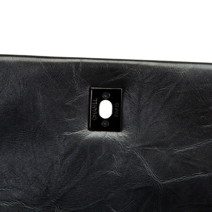 CHANEL Aged Calfskin Quilted Small Coco Handle