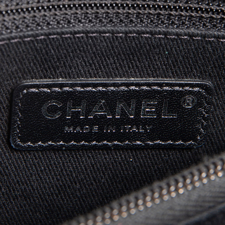 CHANEL Aged Calfskin Quilted Small Coco Handle