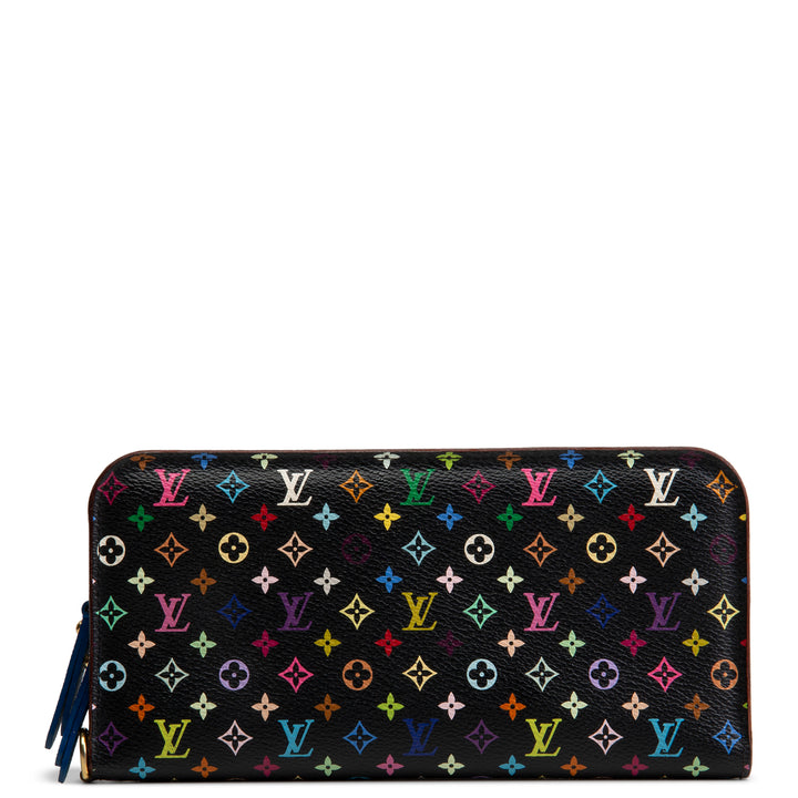 LOUIS VUITTON x Takashi Murakami Monogram Multicolore Insolite Wallet - Black