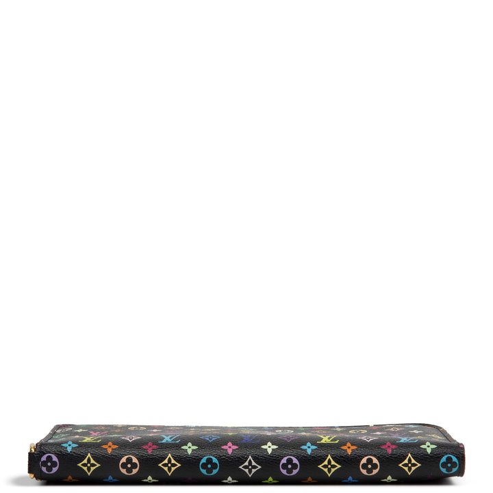 LOUIS VUITTON x Takashi Murakami Monogram Multicolore Insolite Wallet - Black