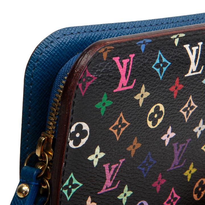LOUIS VUITTON x Takashi Murakami Monogram Multicolore Insolite Wallet - Black