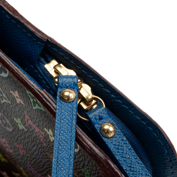 LOUIS VUITTON x Takashi Murakami Monogram Multicolore Insolite Wallet - Black