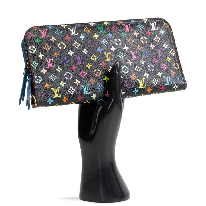 LOUIS VUITTON x Takashi Murakami Monogram Multicolore Insolite Wallet - Black