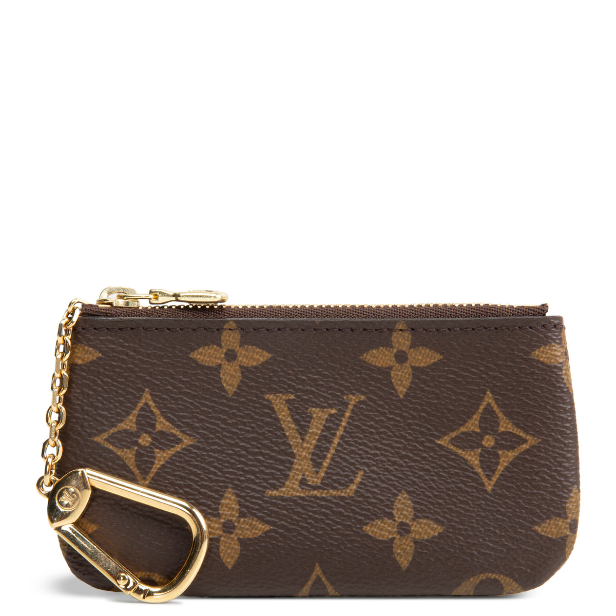 LOUIS VUITTON Key Pouch Monogram - Brown