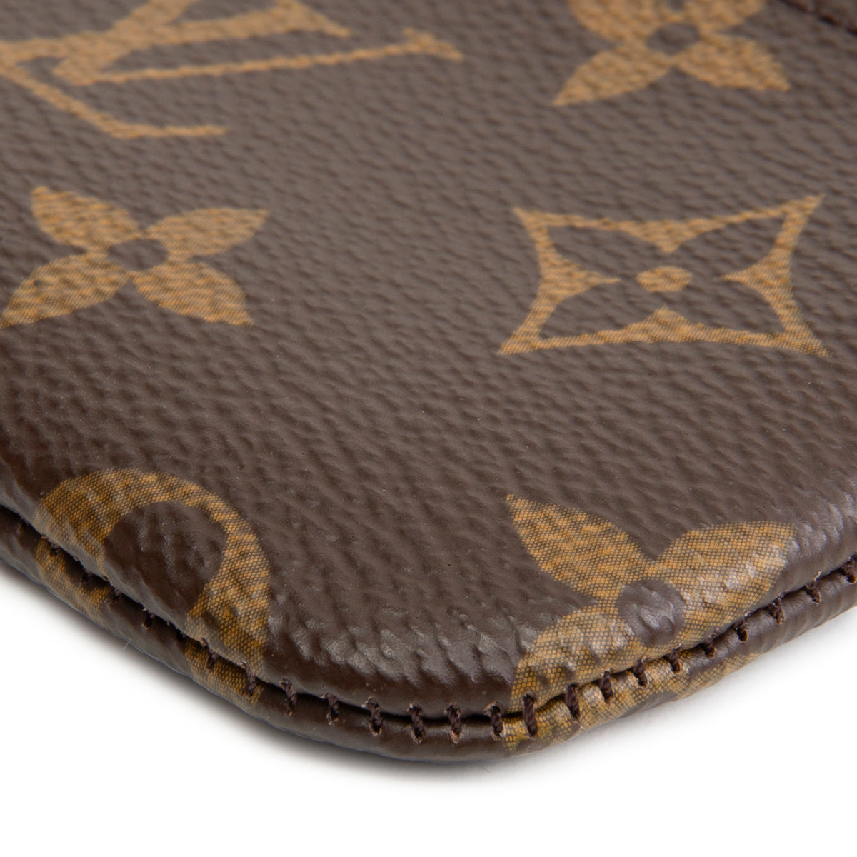 LOUIS VUITTON Key Pouch Monogram - Brown