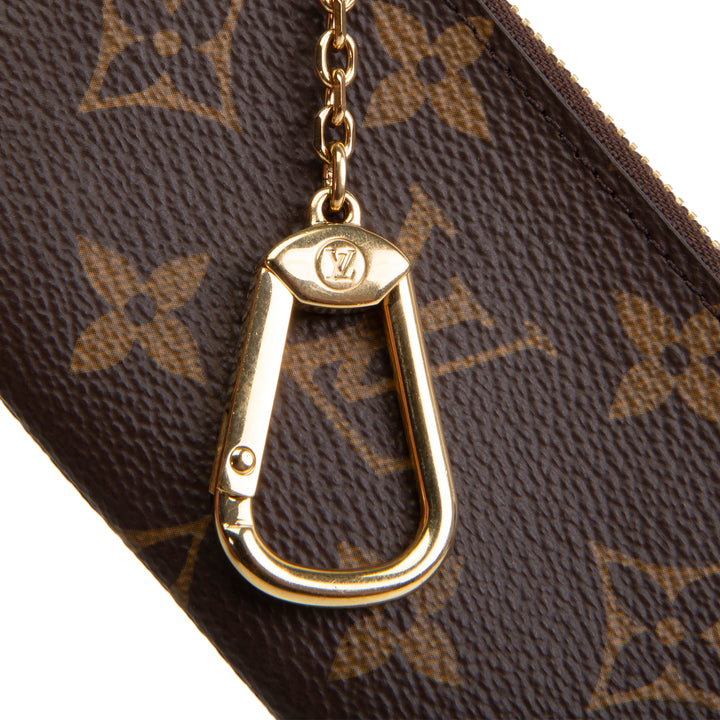 LOUIS VUITTON Key Pouch Monogram - Brown