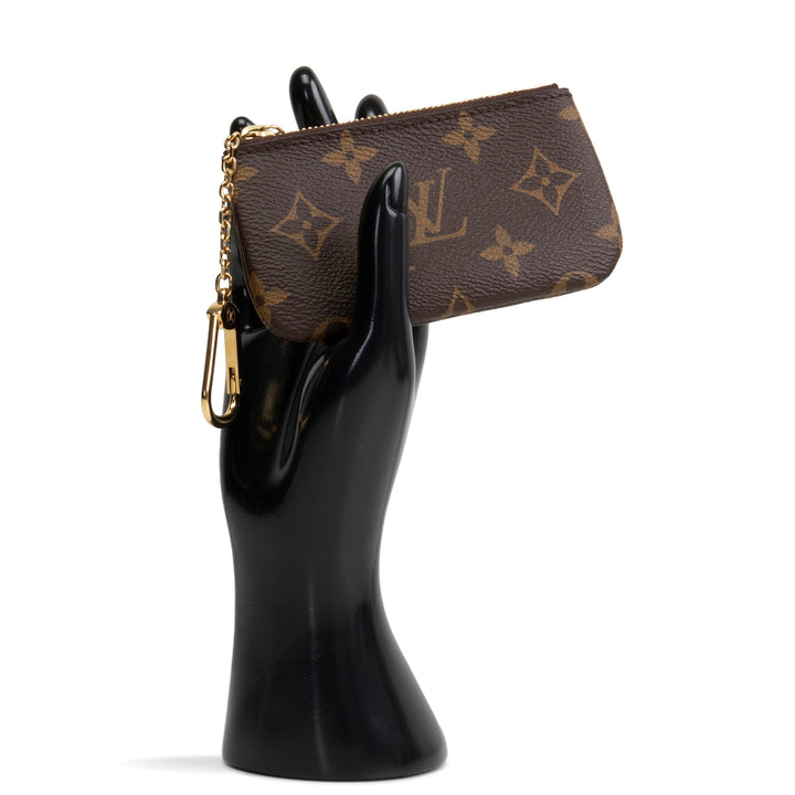 LOUIS VUITTON Key Pouch Monogram - Brown