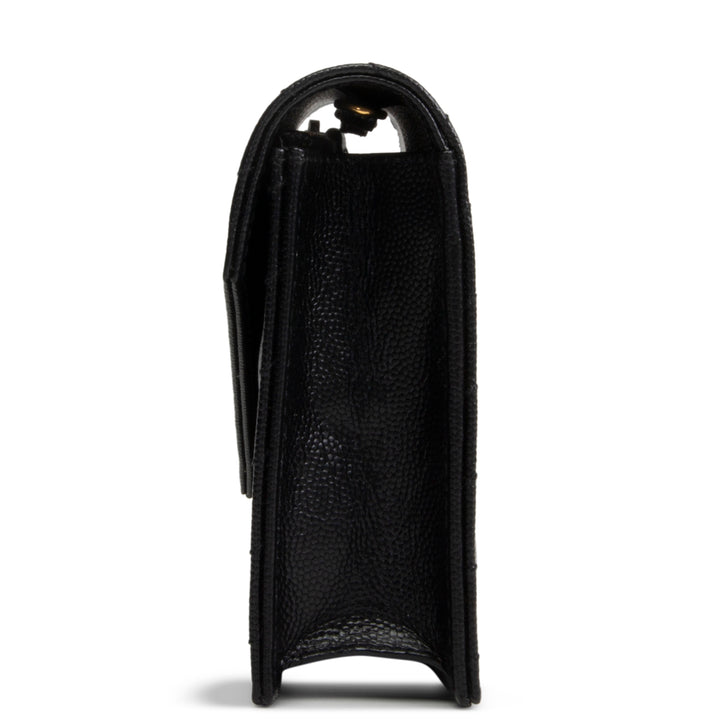 SAINT LAURENT Envelope Wallet on Chain - Black