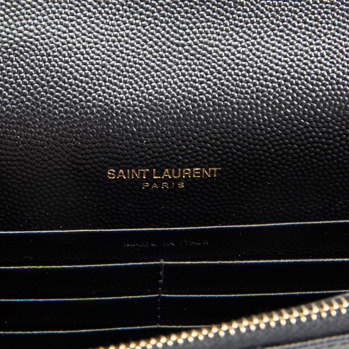 SAINT LAURENT Envelope Wallet on Chain - Black