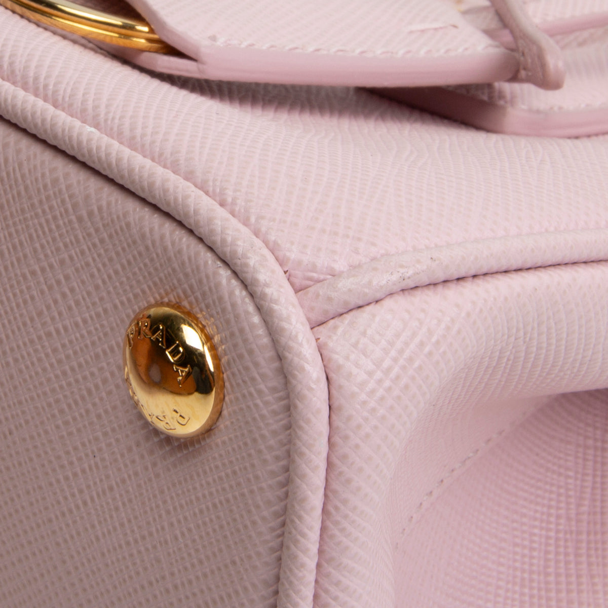 PRADA Saffiano Micro Bag - Alabaster Pink