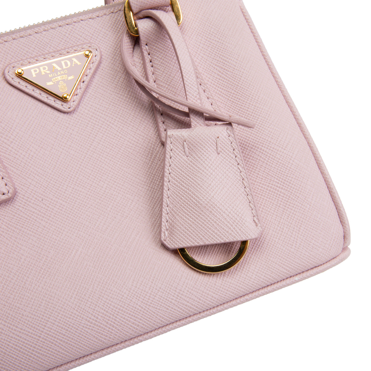 PRADA Saffiano Micro Bag - Alabaster Pink