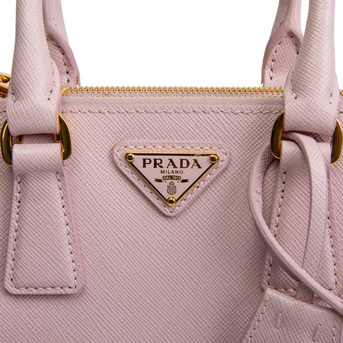 PRADA Saffiano Micro Bag - Alabaster Pink