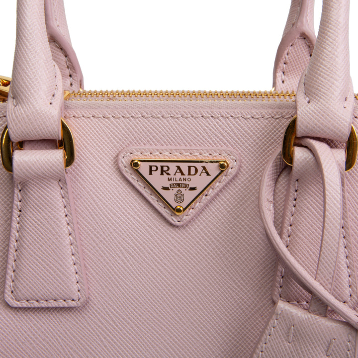 PRADA Saffiano Micro Bag - Alabaster Pink