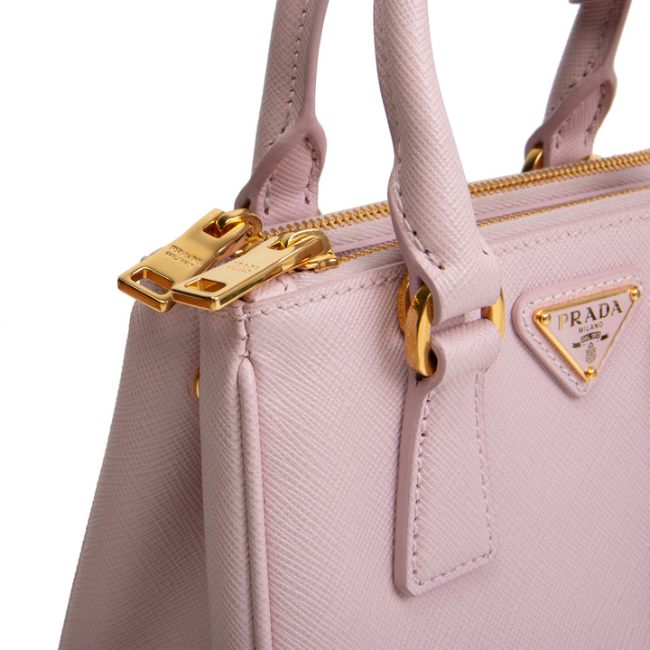 PRADA Saffiano Micro Bag - Alabaster Pink