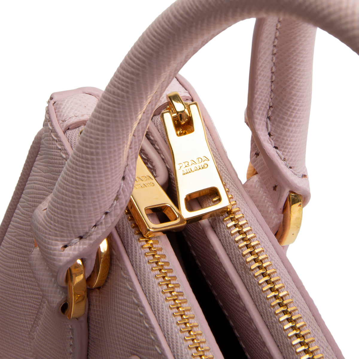 PRADA Saffiano Micro Bag - Alabaster Pink