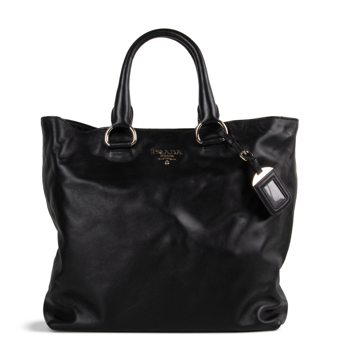PRADA Soft Calfskin Shopping Tote