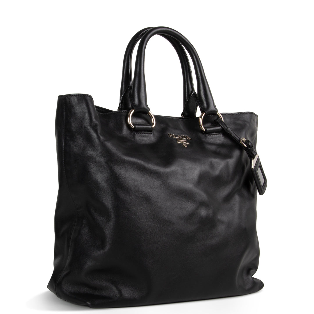 PRADA Soft Calfskin Shopping Tote