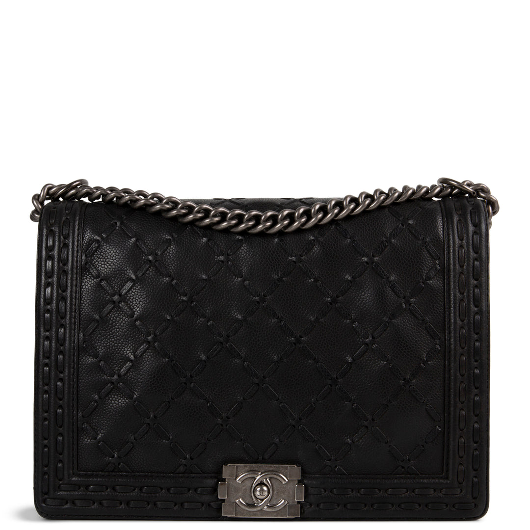 CHANEL Large Paris-Dallas Whipstitch Boy Bag
